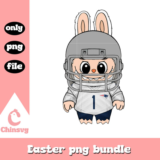 Labubu new england patriots doll clothes png, new england patriots png