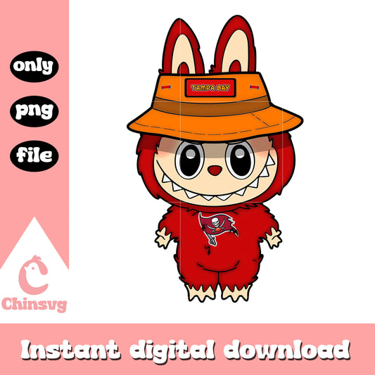 Labubu tampa bay buccaneers clothes png, nfl sport png, labubu png