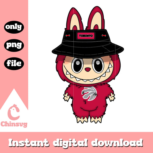 Labubu toronto raptors clothes design png, toronto raptors png