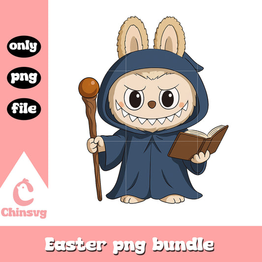 Labubu wizard doll drawing design png, labubu clothes png