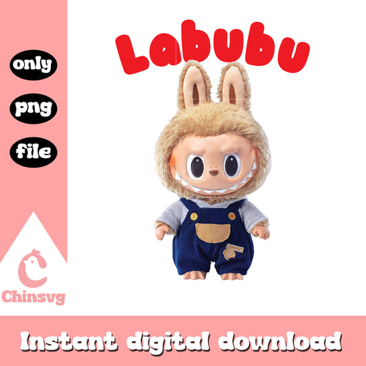 Labubu workwear drawing design png, labubu outfits png