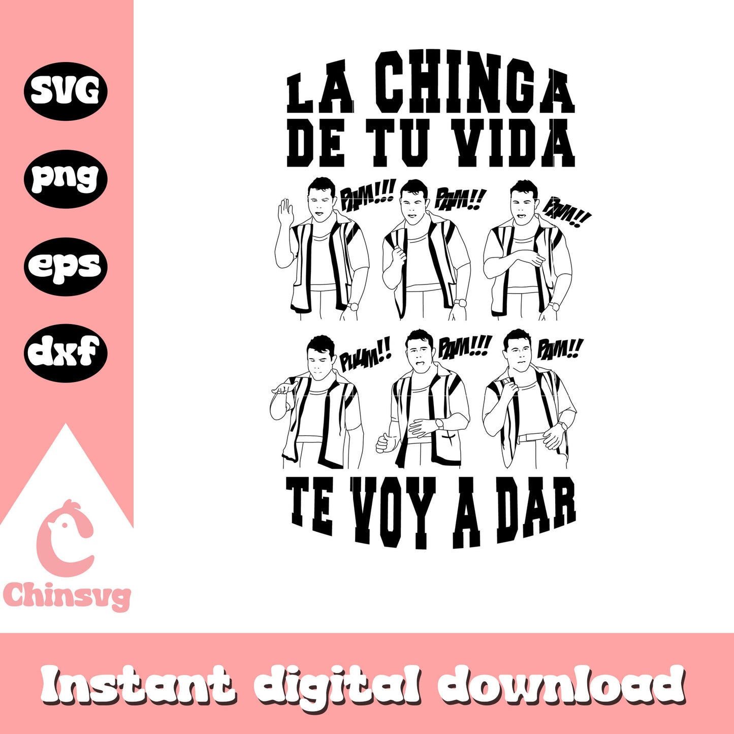 La chinga de tu vida te voy a dar svg, canelo alvarez svg