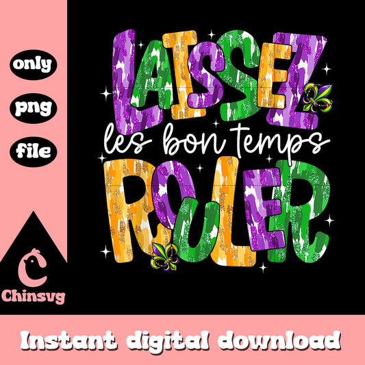 Laisez logo mardi gras png, new orleans mardi gras​​ png