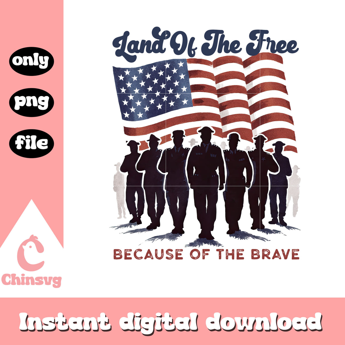 Land of the free because of the brave america png, 4th of july png ...