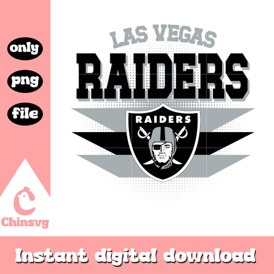 Las Vegas Raiders logo design png, football today nfl png