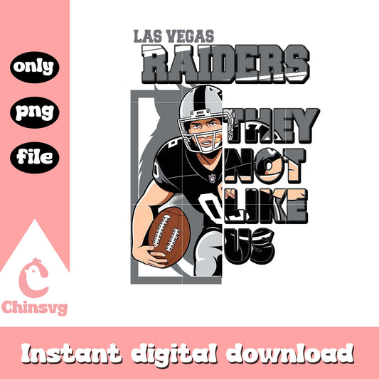Las Vegas Raiders they not like us png, nfl network png
