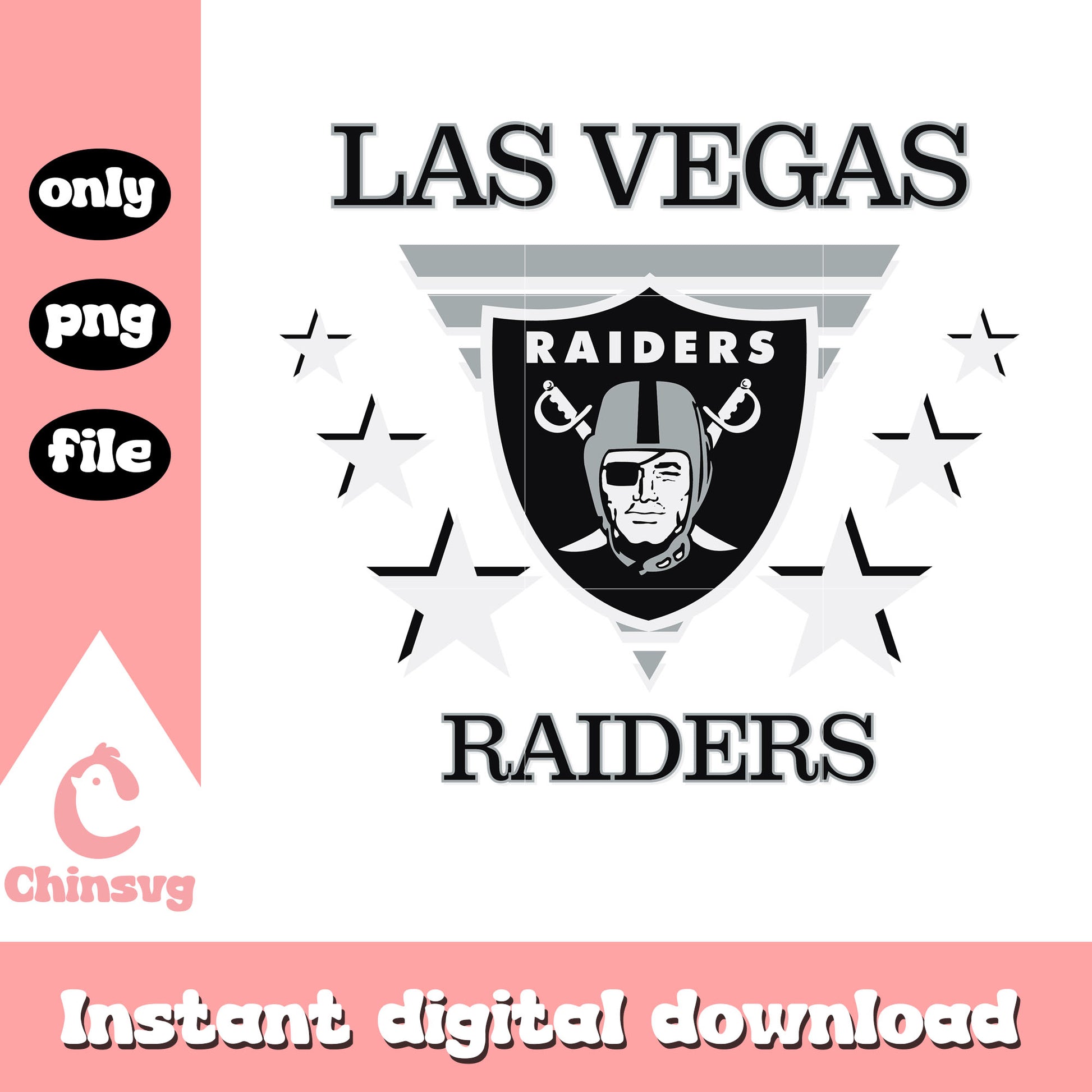 Las vegas raiders nfl team logo design svg, las vegas raiders svg