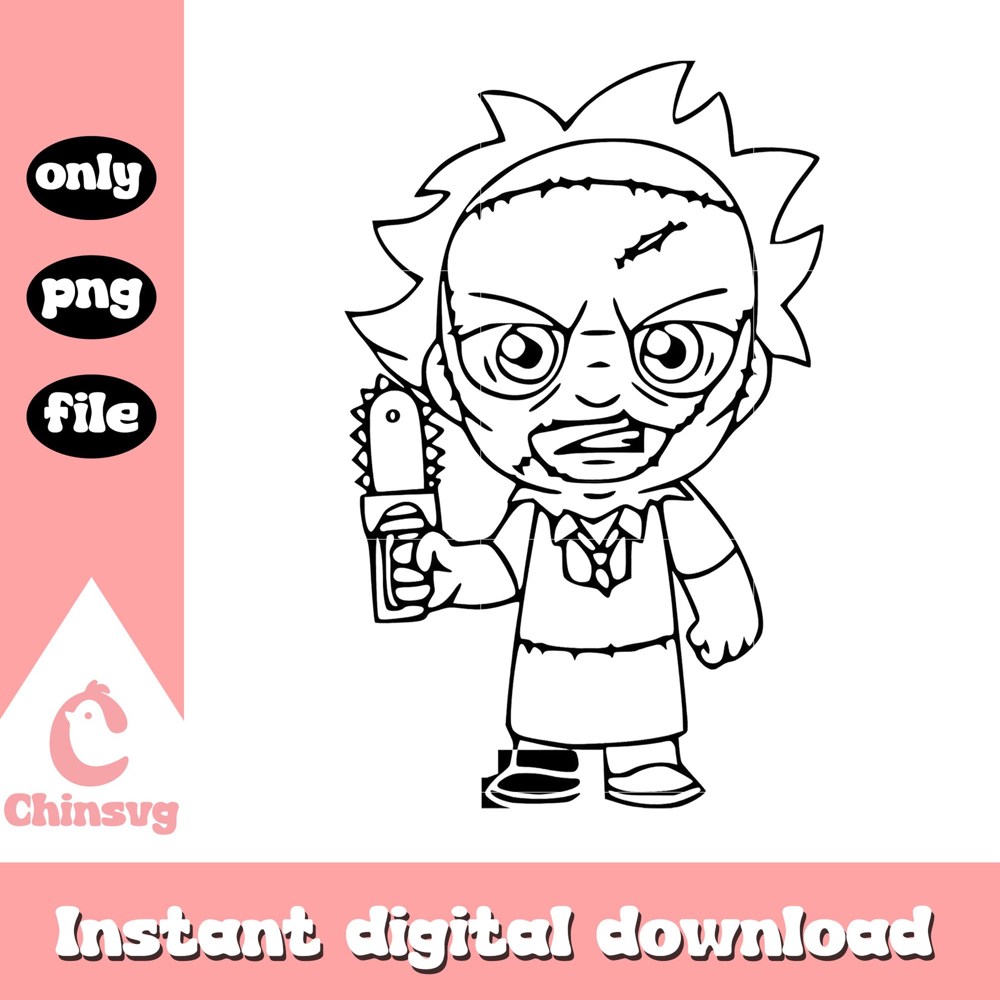 Leatherface texas chainsaw massacre design png, horror movie png