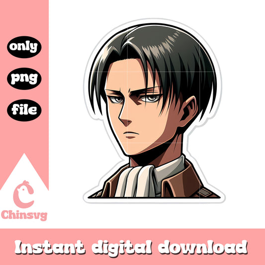 Levi Ackerman clipping png, Levi ackerman png, aot character png