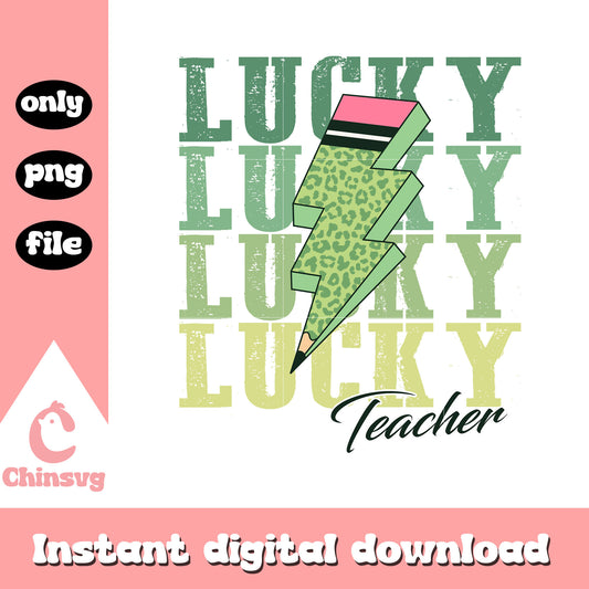 Lighting lucky st patrick’s png, st patrick day decor​​​​ png