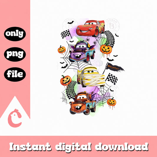 Lightning McQueen Halloween PNG, Disney Cars Clipart, Mater PNG
