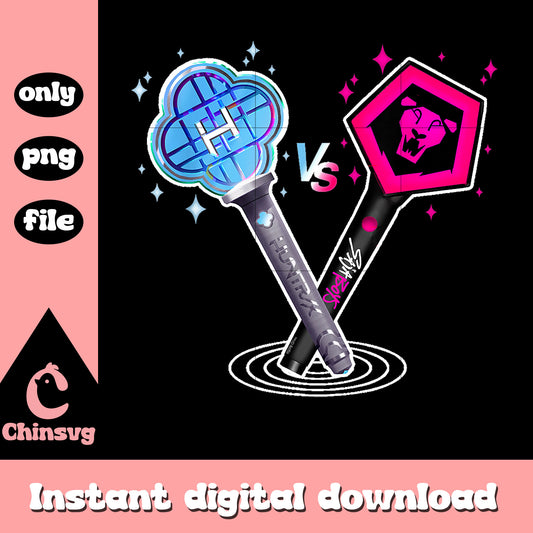 Light sticks huntrix  and saja boys band png, light sticks png