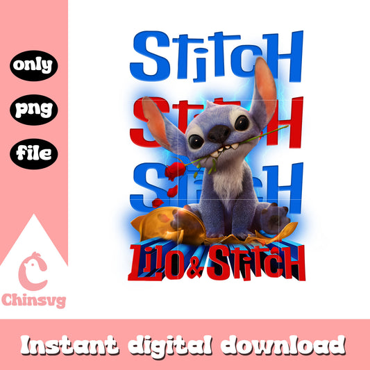 Lilo and stitch live action stitch romantic png, stitch movie png