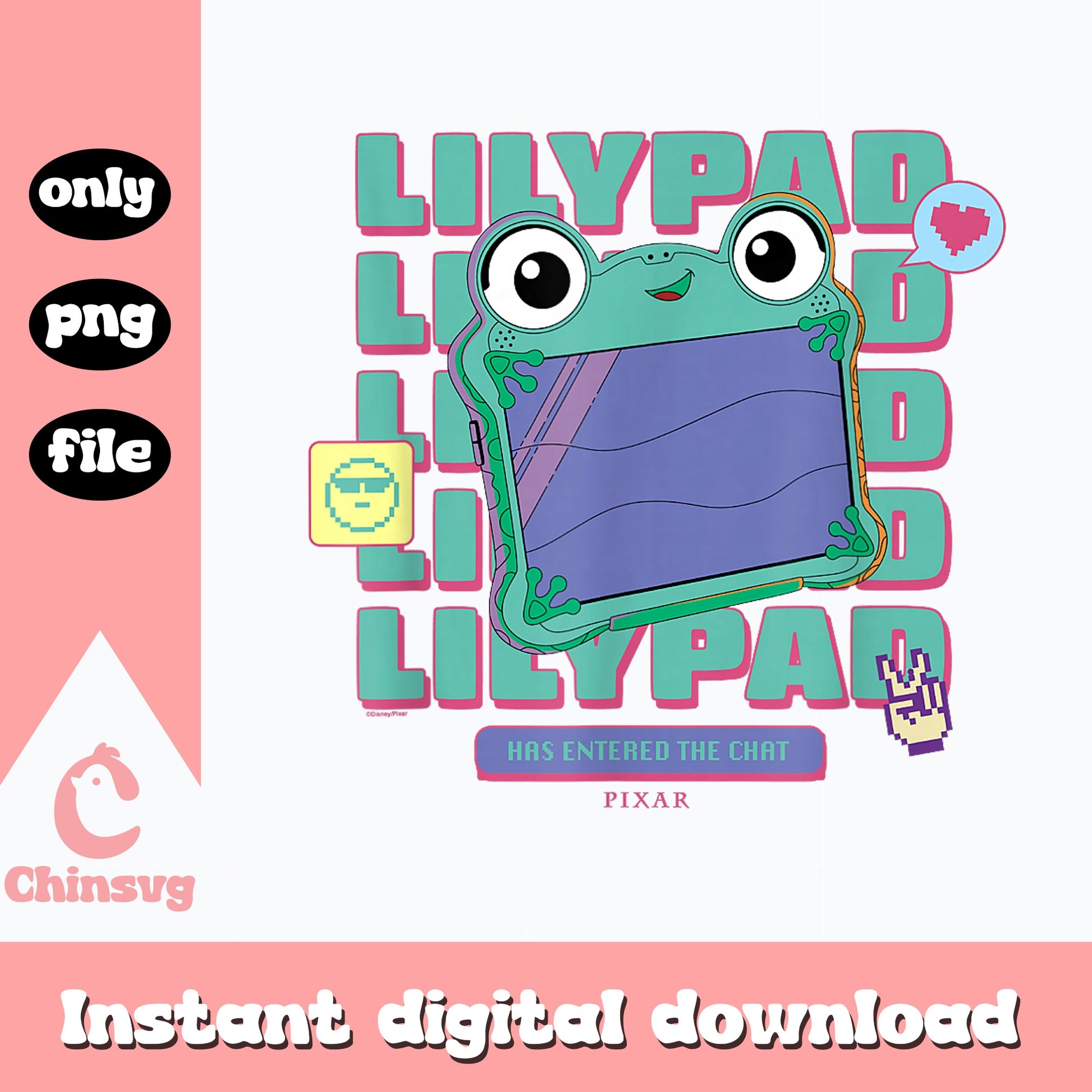 Lilypad Has Entered The Chat Pixar PNG, Disney PNG, Frog PNG