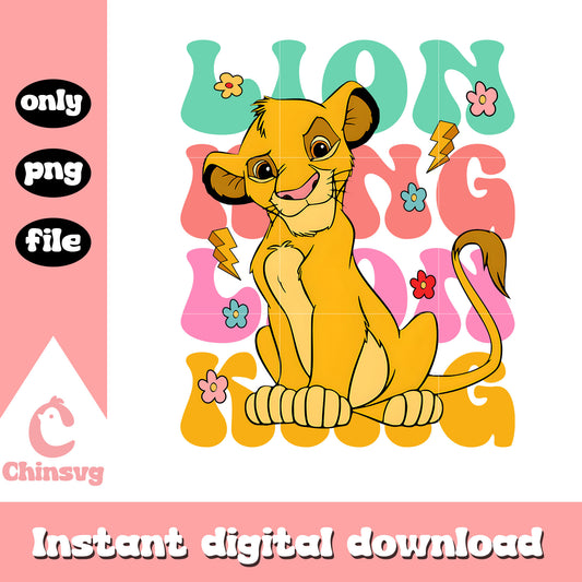 Lion king simba disney cartoon png, simba lion king png