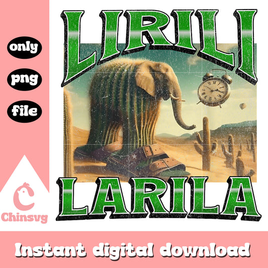 Lirili larila italia elephant design png, italia meme png