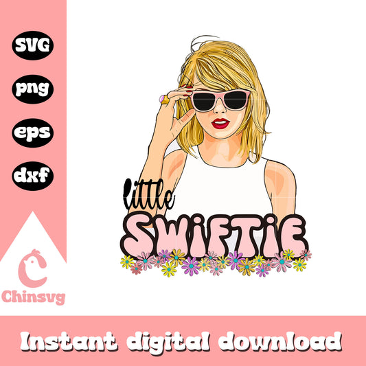 Little Swiftie svg, Swiftie svg, Taylor Swift fan svg