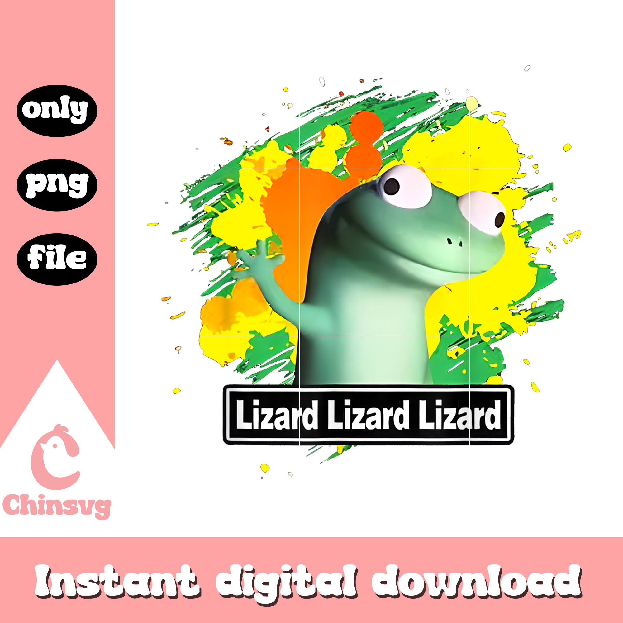 Lizard cartoon watercolor design png, funny lizard memes png – Chinsvg