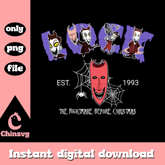 Lock face est 1993 nightmare art png, lock of nightmare before christmas png