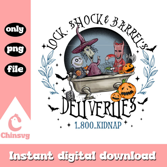 Lock shock and barrel deliveries png, Lock shock and barrel png