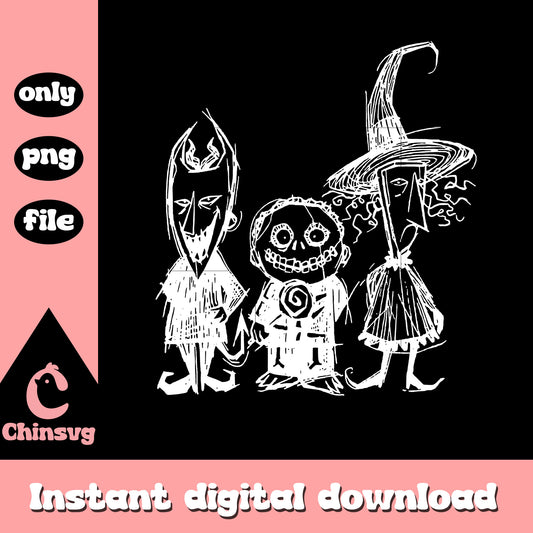 Lock shock barrel black white art png, lock shock and barrel png