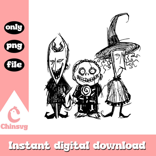 Lock shock barrel black white design png, lock shock barrel png