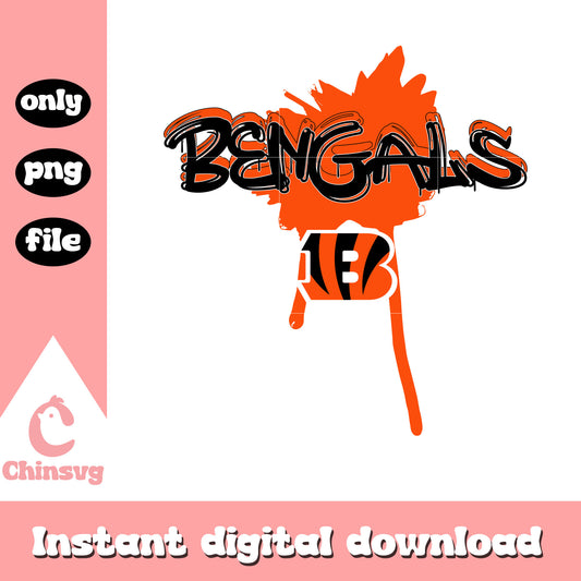 Logo Cincinnati Bengals team design png, nfl logos png