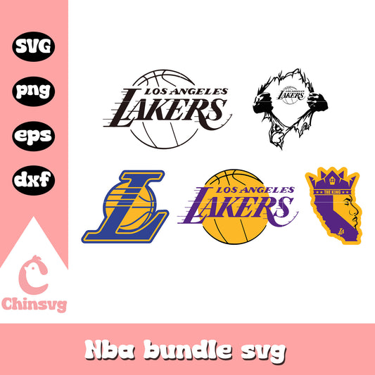 Logo Los angeles angels design bundle svg, nba teams​ svg