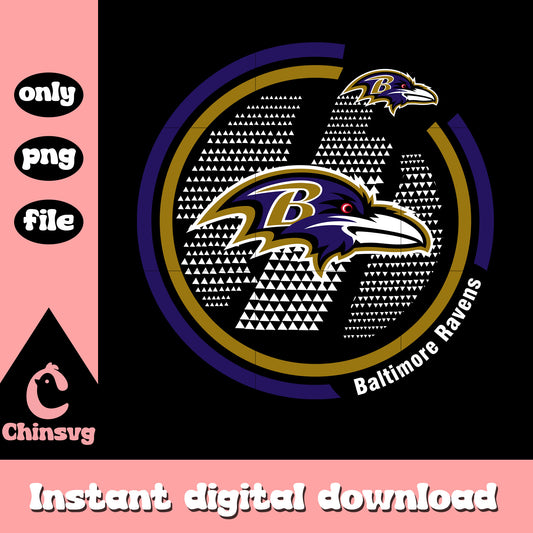 Logo baltimore ravens purple png, baltimore ravens nfl​​ png