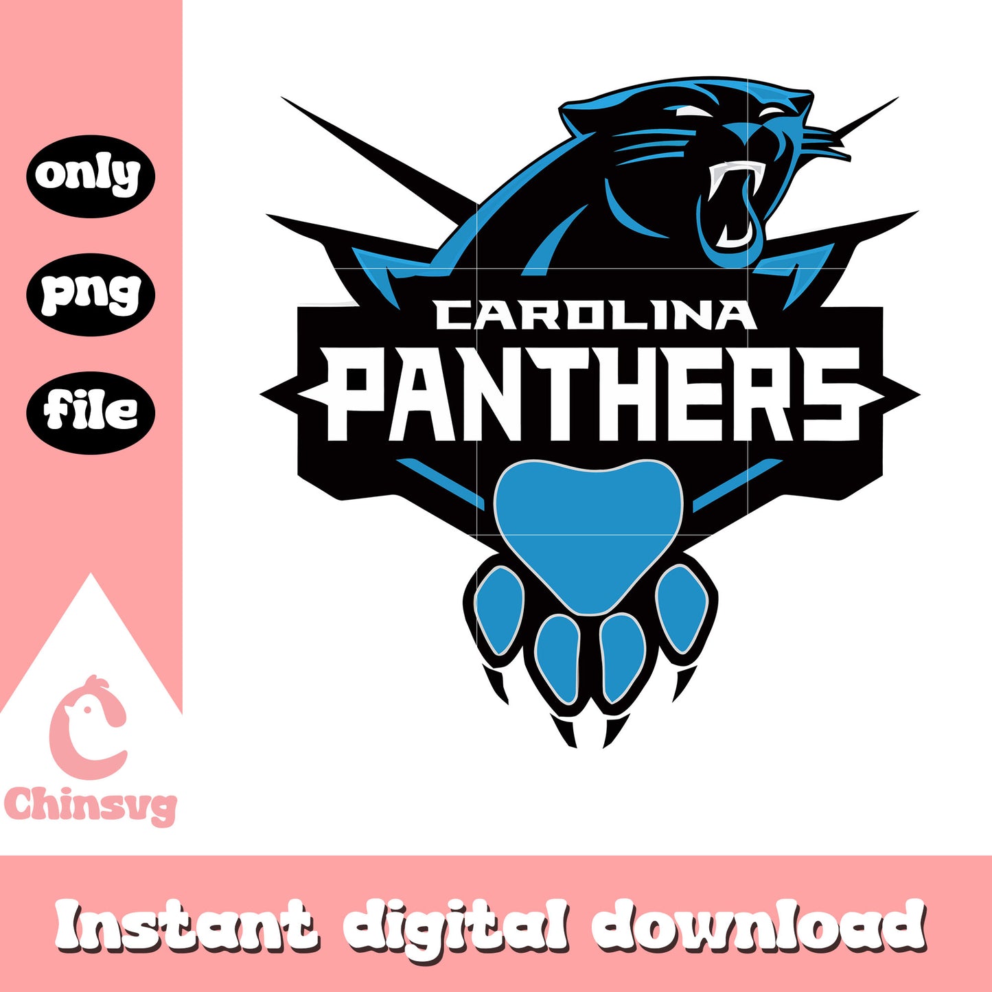 Logo carolina panthers nfl american football svg, cool carolina panthers logo svg