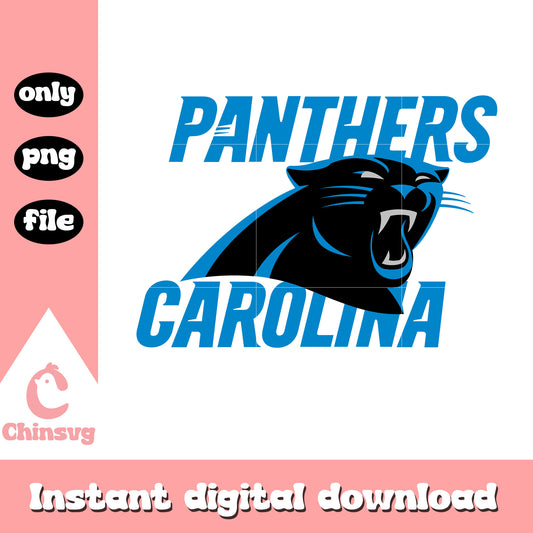 Logo carolina panthers nfl team art svg, carolina panthers signing svg