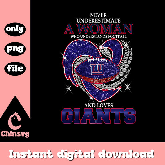 Logo giants heart design png, logo new york giants​ png