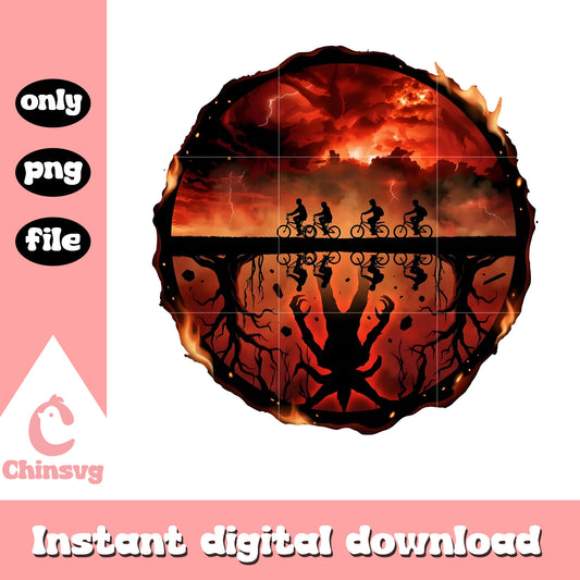 Logo stranger things design png, stranger things movie png