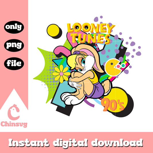 Looney tunes 90s baby lola character design png, baby lola cartoon png