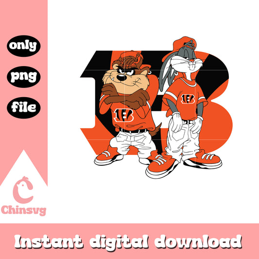 Looney tunes cincinnati bengals team svg, cincinnati bengals svg