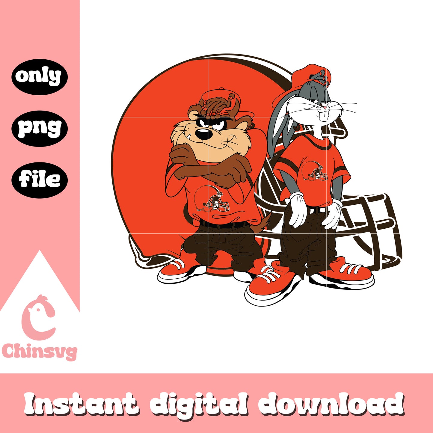Looney tunes cleveland browns team svg, cleveland browns svg