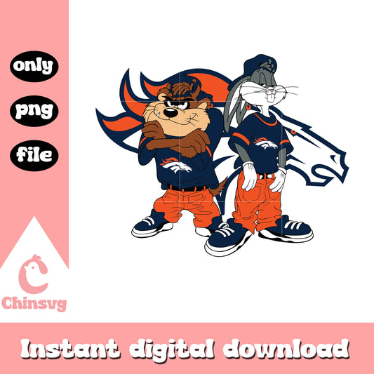 Looney tunes denver broncos team svg, denver broncos games svg