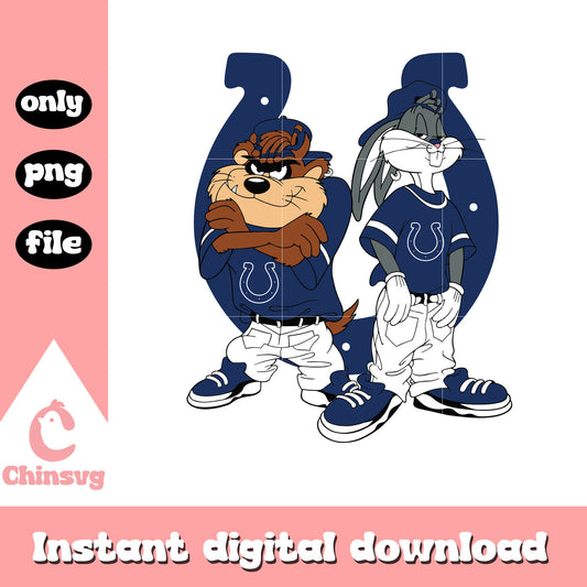 Looney tunes indianapolis colts team svg, indianapolis colts svg