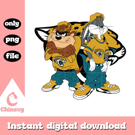 Looney tunes jacksonville jaguars team svg, jacksonville jaguars svg