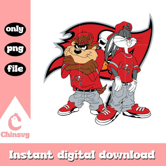 Looney tunes tampa bay buccaneers team svg, tampa bay buccaneers logo svg