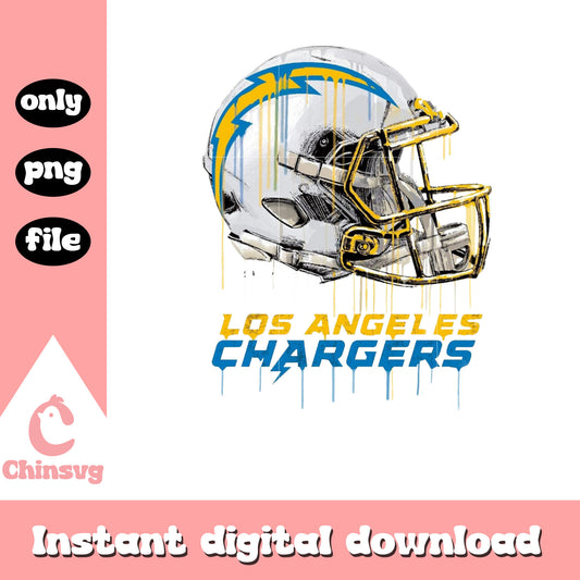 Los Angeles Chargers helmet drip png, espn football png