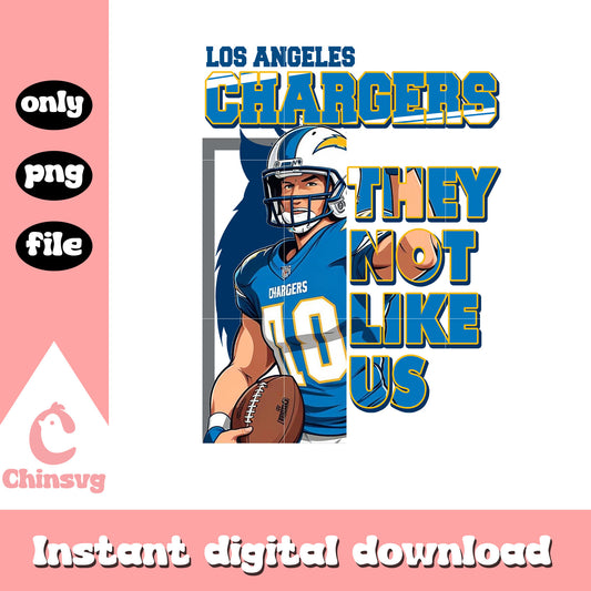 Los Angeles Chargers they not like us png, nfl logo png