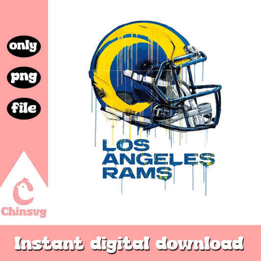Los Angeles Rams football helmet png, nfl helmets png