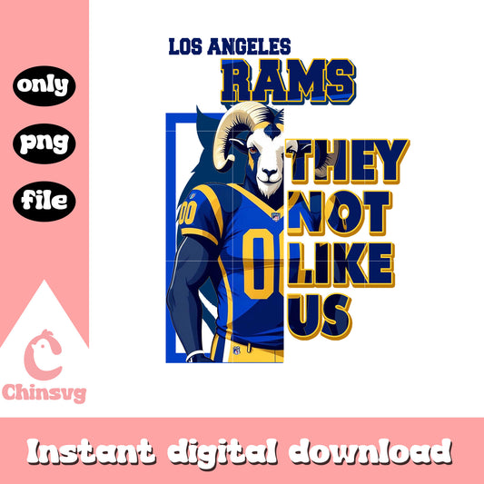 Los Angeles Rams  they not like us png, nfl players png
