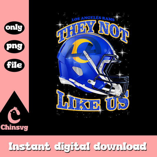 Los Angeles Rams  they not like us png sport game png