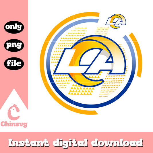 Los angeles rams custom png, 32 nfl football team logos​​ png