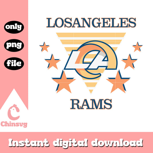 Los angeles rams nfl team logo design svg, los angeles rams svg