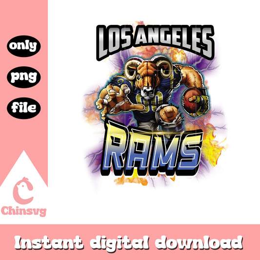 Los angeles rams purple design png, nfl rams football​ png