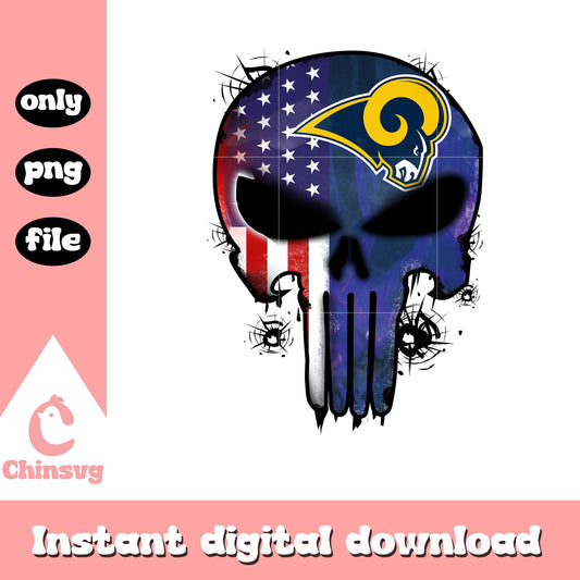 Los angeles rams skull nfl png, Los angeles rams nfl png 