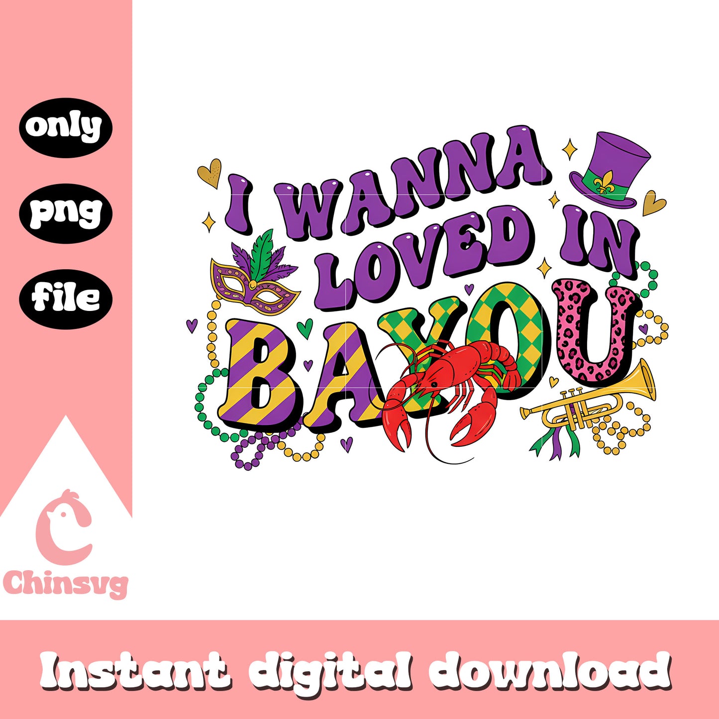 Love bayou mardi gras png, mardi gras in new orleans png